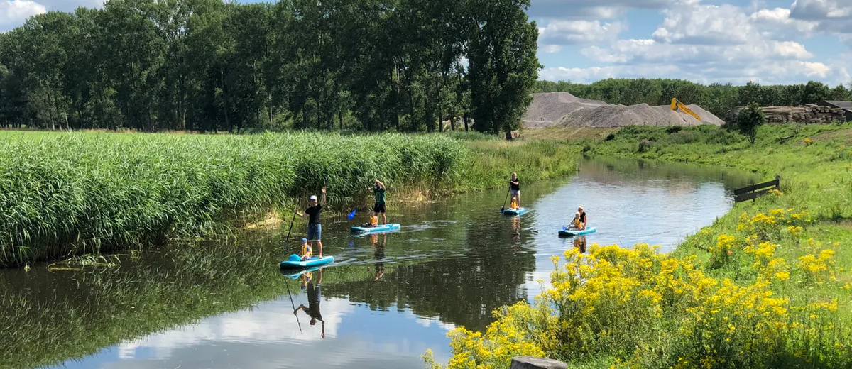 roeien kanoën surfen duiken Kraaijenbergse Plassen